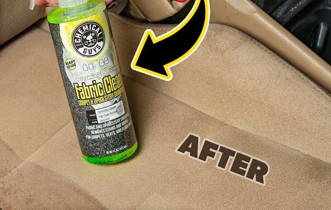 best fabric cleaners for car seats