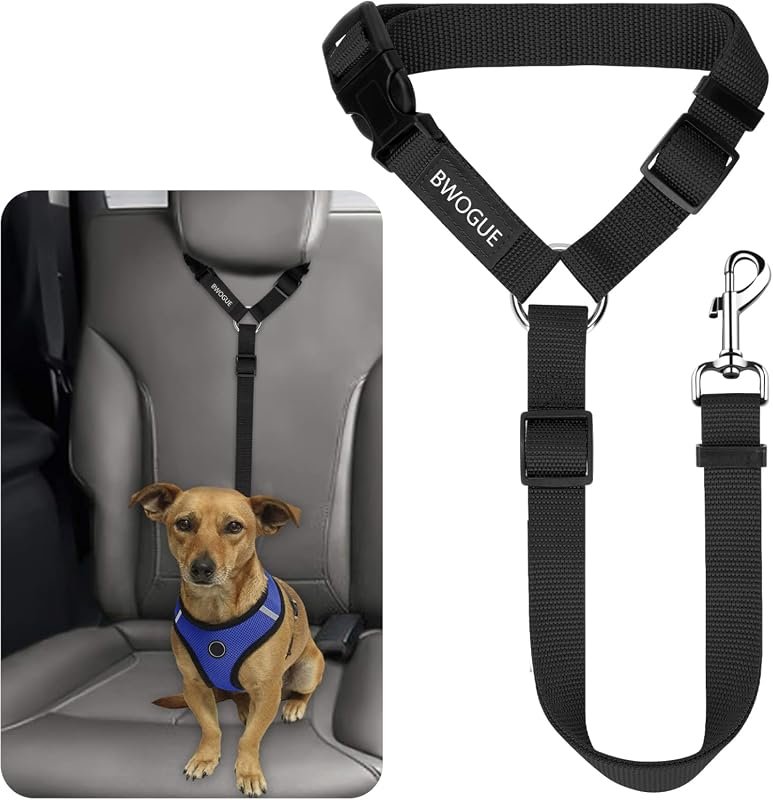 BWOGUE Headrest Dog Seat Belt
