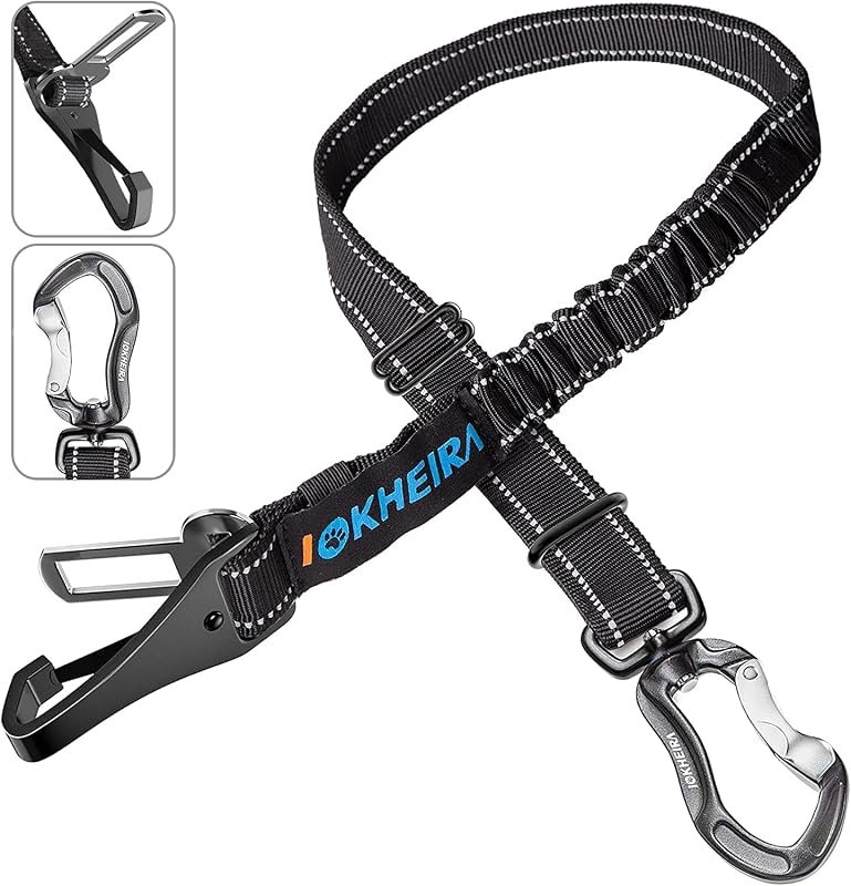 IOKHEIRA Reflective Dog Seatbelt