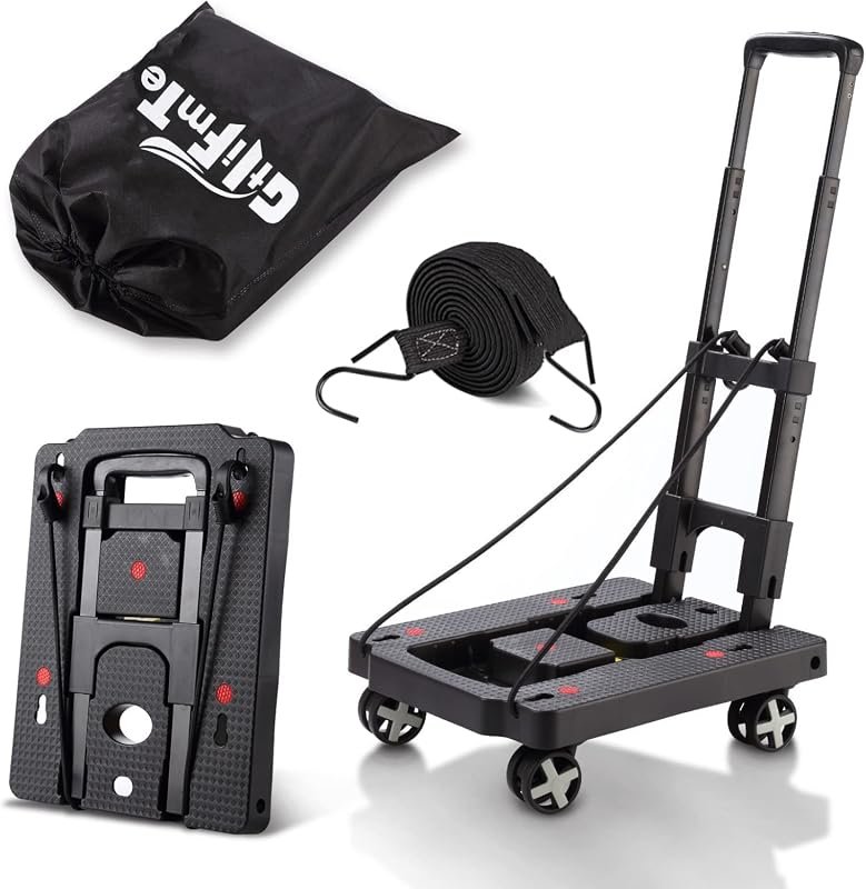 GtIiFmTe Foldable Luggage Cart