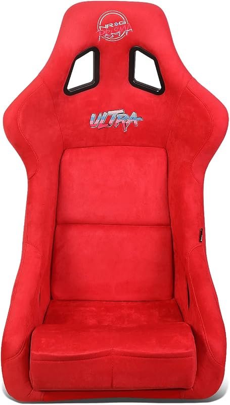 NRG Innovations Red Bucket Racing Seat