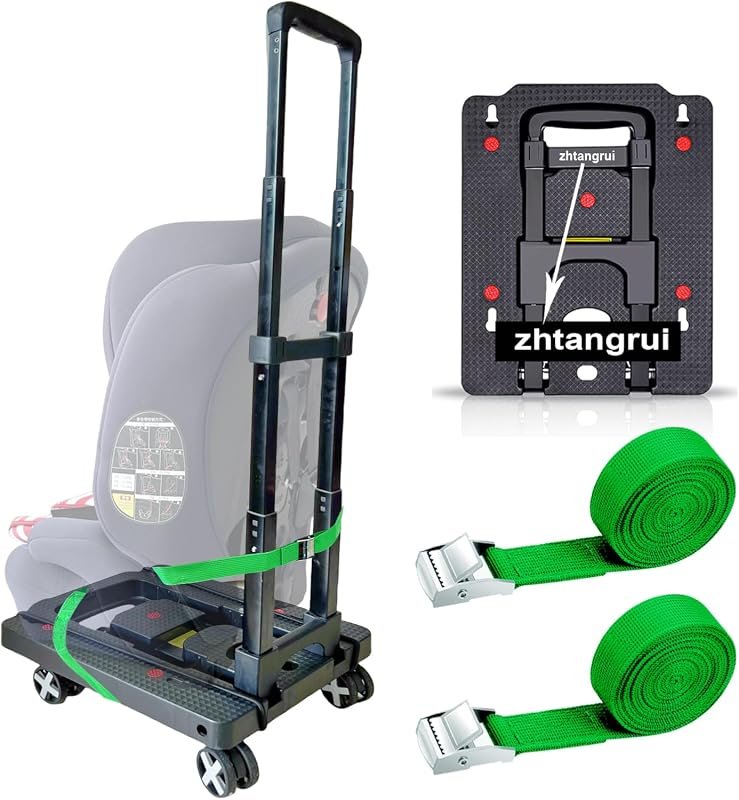 Green Portable Car Seat Dolly