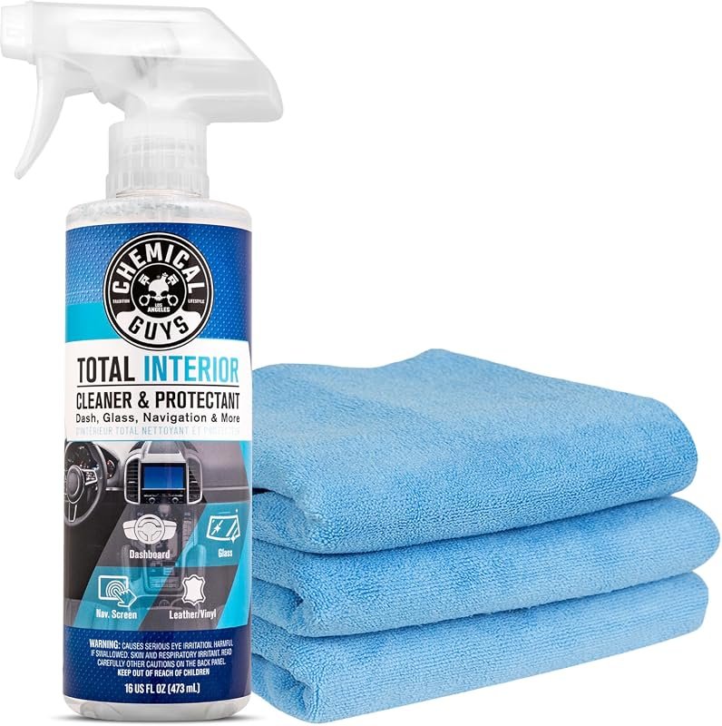 Chemical Guys Total Interior Cleaner and Protectant Set Including Thre