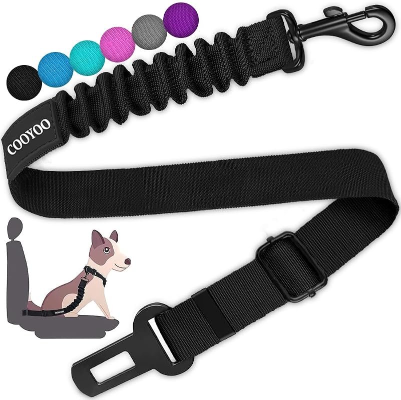 COOYOO Retractable Dog Seat Belt
