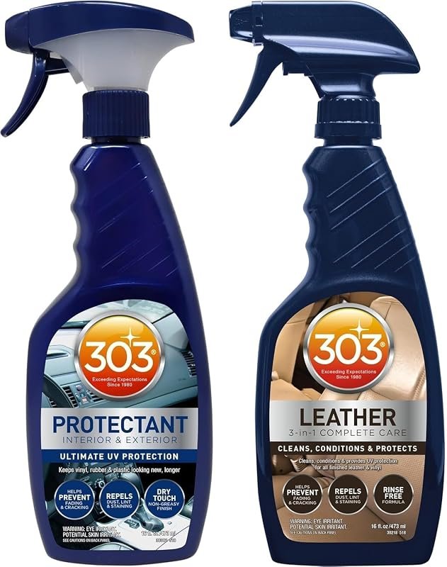 303 Automotive Protectant Spray Bundle for UV Protection and Cleaning 