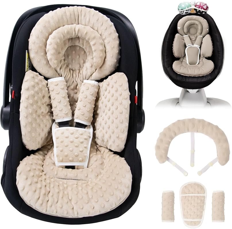 TinlyFinly Reversible Infant Car Seat Insert