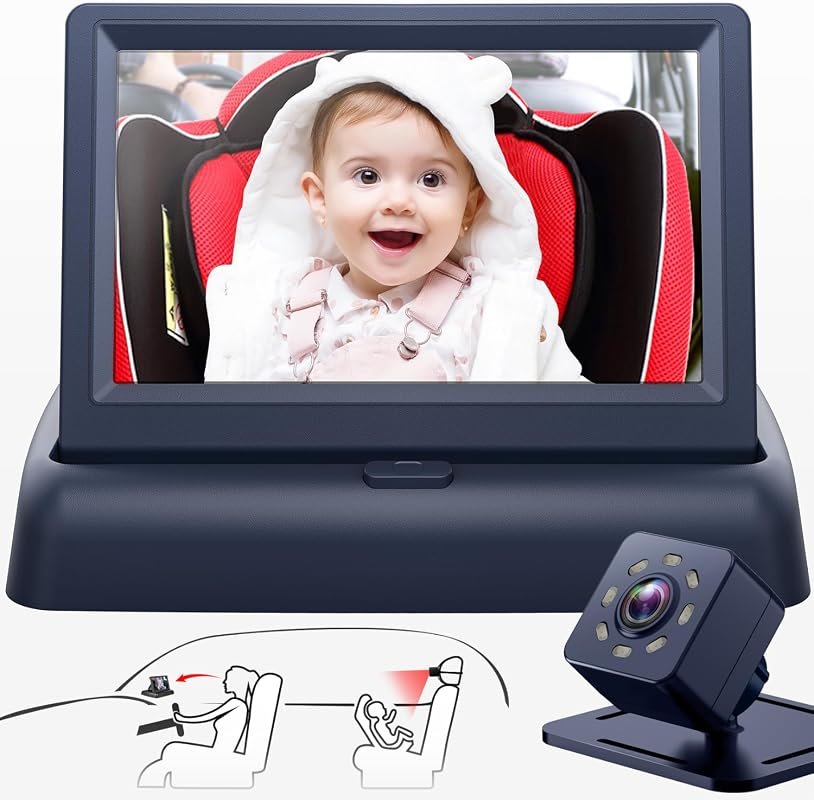 Baby Car Mirror HD Camera