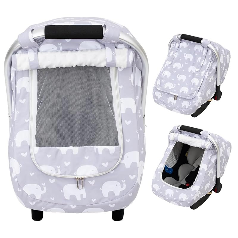 Universal Mink Infant Car Seat Cover