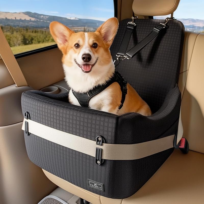 PETSFIT Elevated Dog Car Seat
