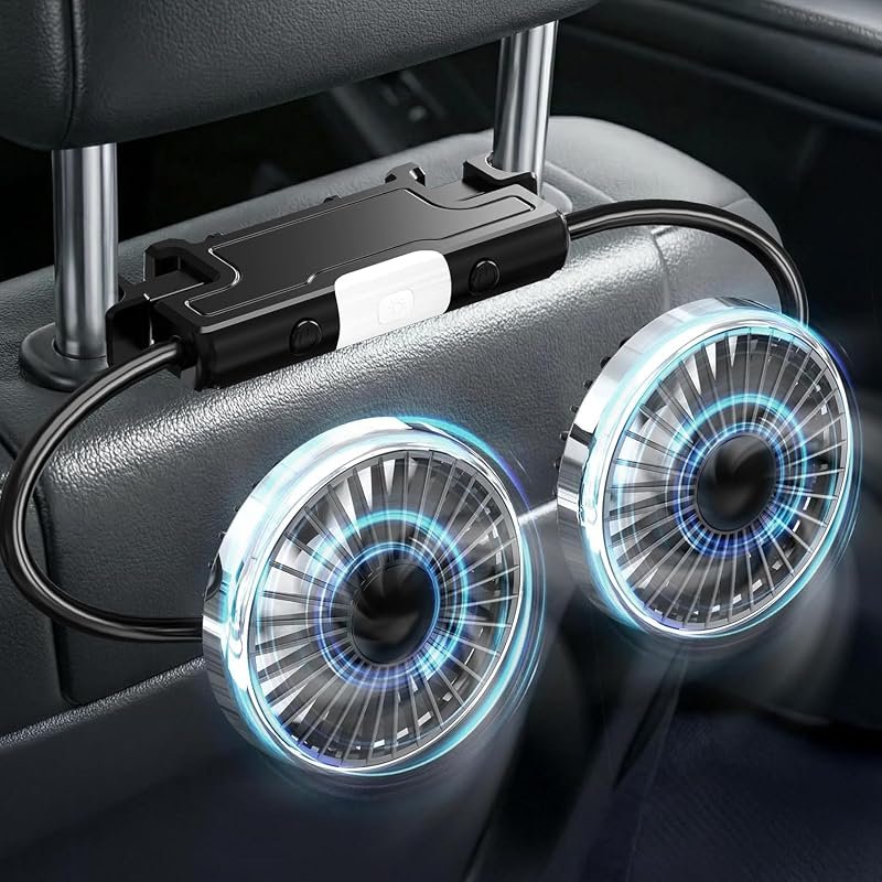 Adjustable Car Backseat Fan