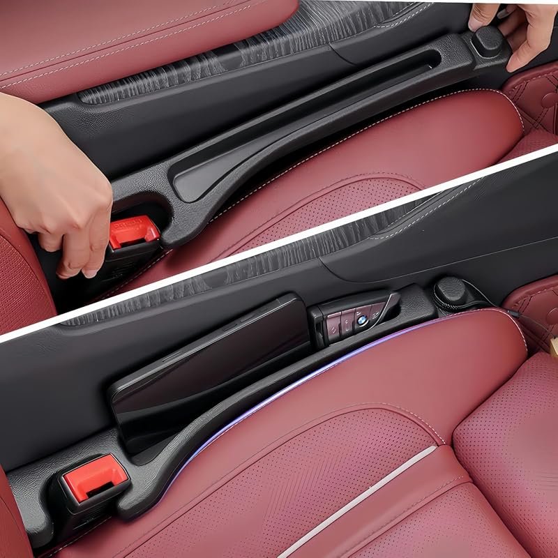 Upgraded 3-in-1 Car Seat Gap Filler Organizer