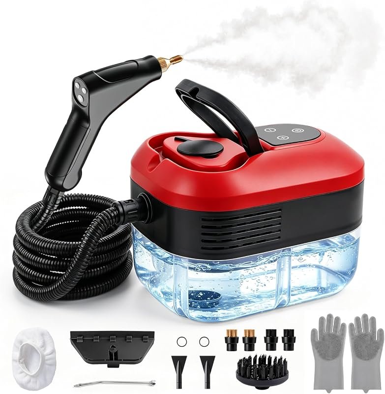 Red Steam Cleaner