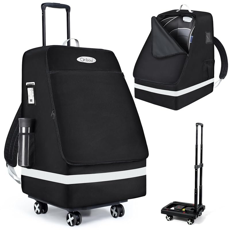Orzbow Foldable Car Seat Travel Cart