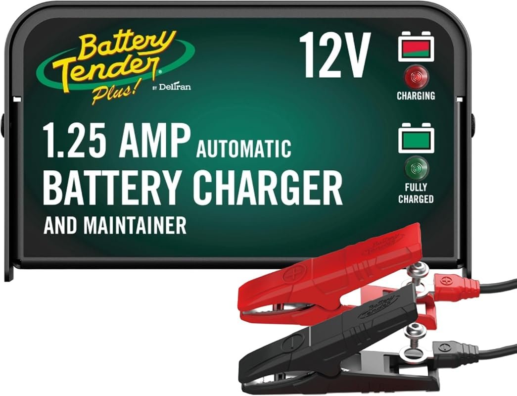Battery Tender Plus 12V 1.25 AMP Battery Charger and Maintainer for Ca
