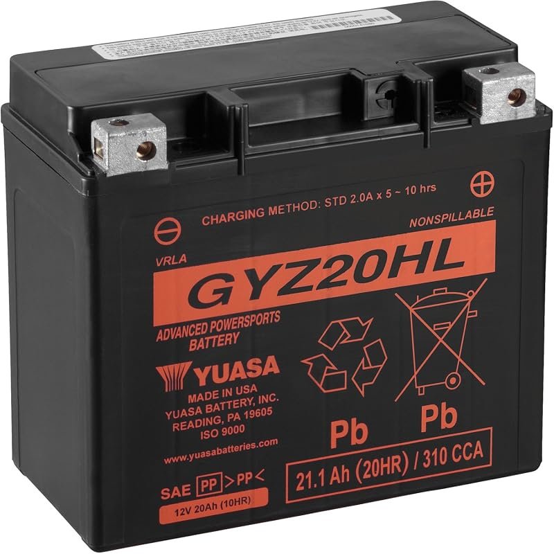 Yuasa GYZ20HL AGM Battery