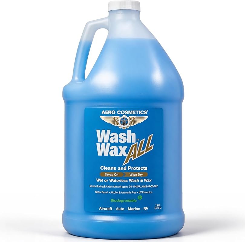 Aero Cosmetics Waterless Car Wash, RV, and Boat Spray Detailer with Ec