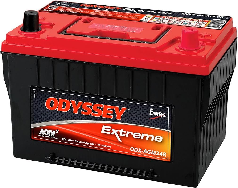 Odyssey Extreme Series AGM 12V Battery Featuring 850 Cranking Amps and
