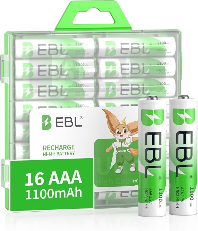 EBL Rechargeable AAA Batteries