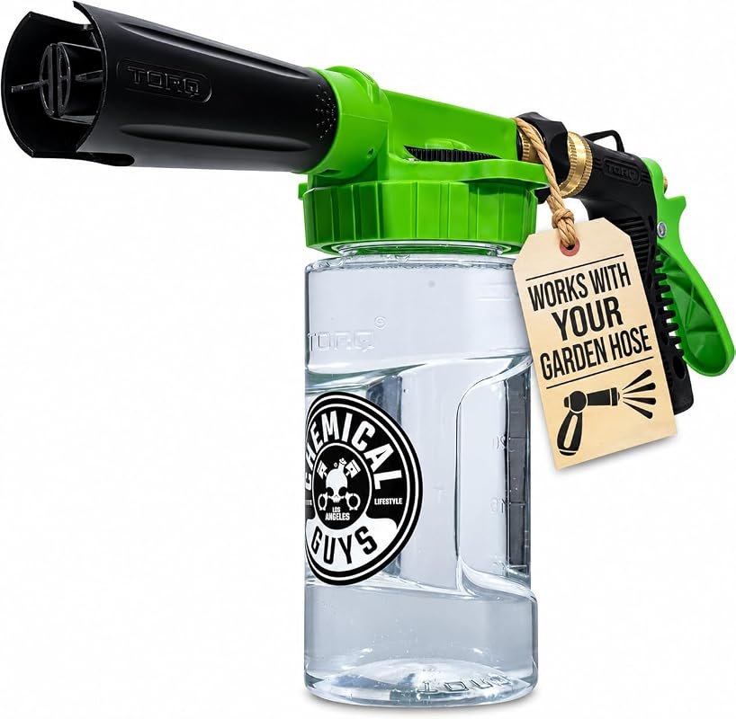 Chemical Guys TORQ Foam Blaster 6 Garden Hose Attachment for Easy Car 