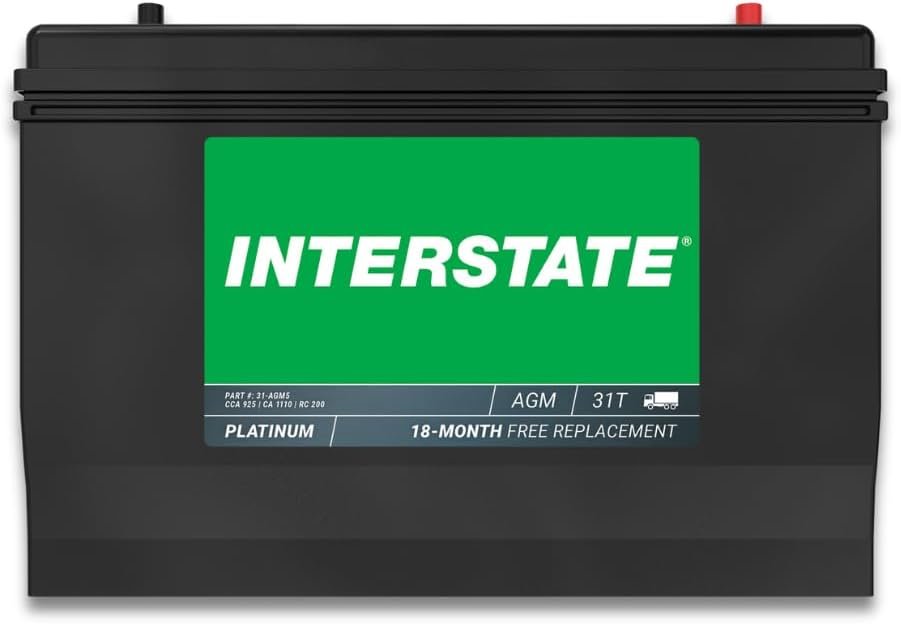 Interstate Batteries 31-AGM5 Marine Battery