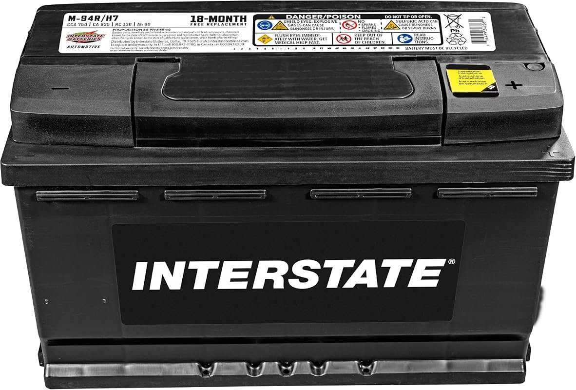 Interstate Batteries Group H7 12V 750 CCA Car Battery Replacement for 