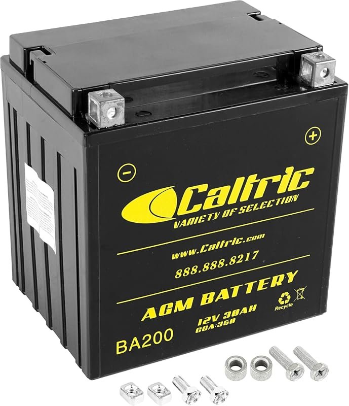 Caltric 12V 30AH 350CCA AGM Battery