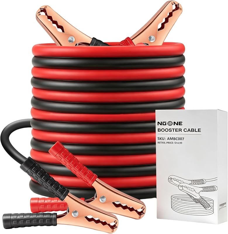 NOONE Heavy Duty Automotive Booster Cables