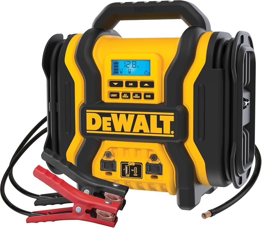 DEWALT DXAEPS14 2000 Peak Amp Portable Car Jump Starter with Integrate