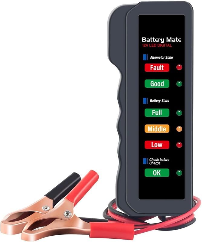 12V Automotive Digital Car Battery and Alternator Tester