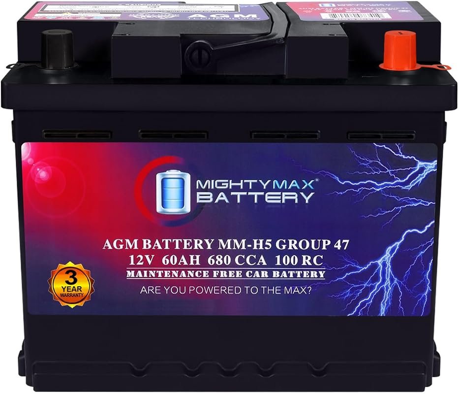 Goodyear Platinum Series Rechargeable Maintenance Free Automotive AGM 
