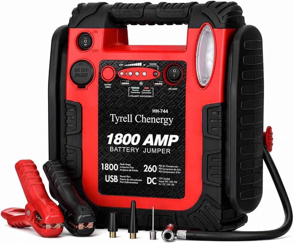 12V 1800A Jump Starter