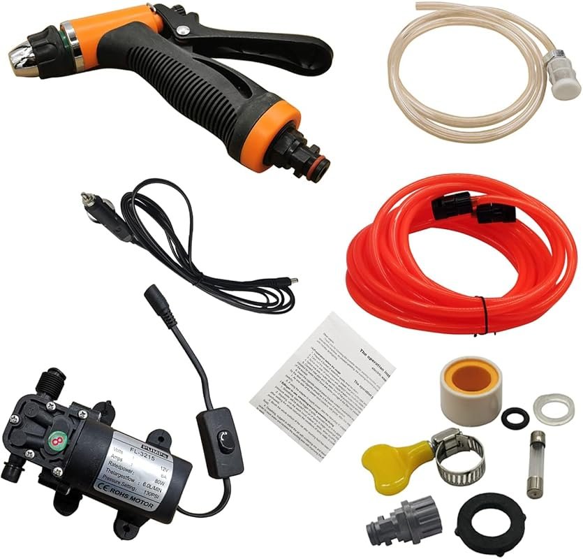 12V Universal Portable Car Washer Gun High Pressure with Efficient Ele