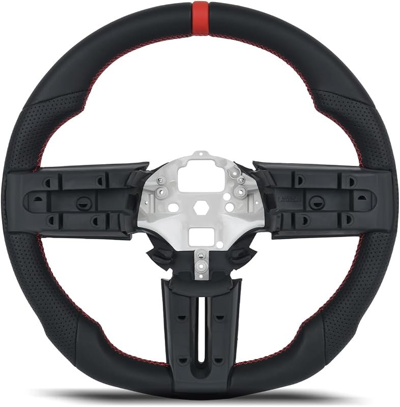 Red Stitching Steering Wheel