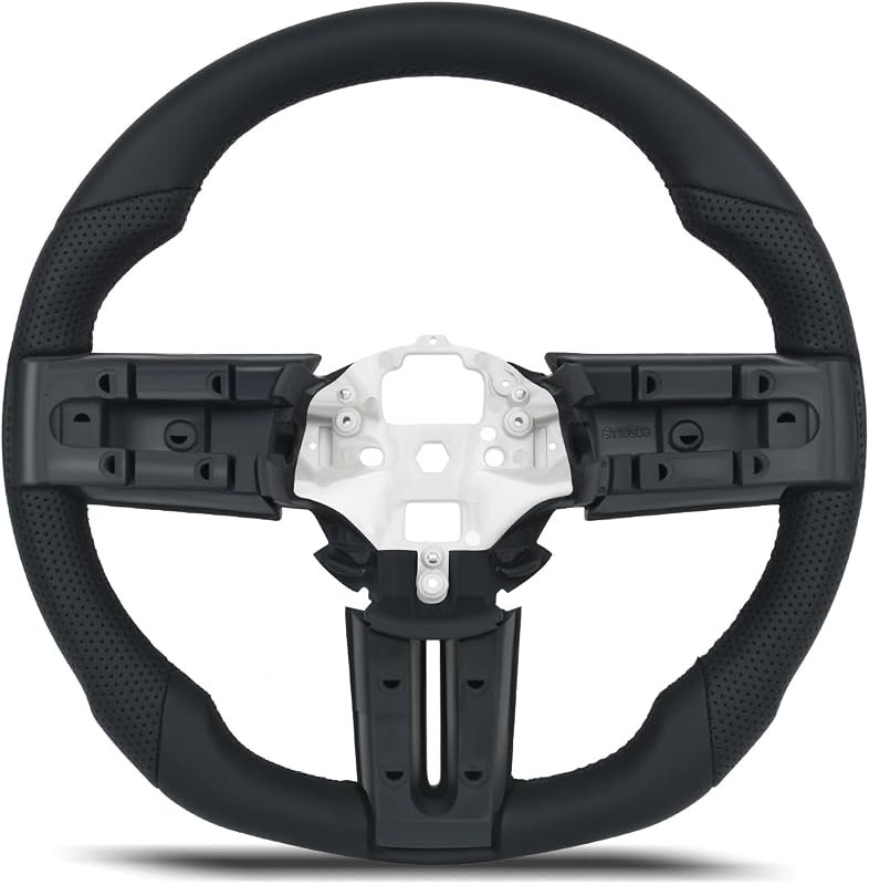Black Leather Steering Wheel