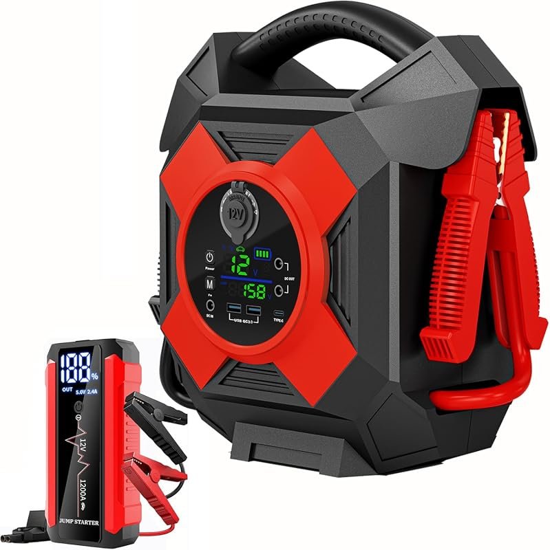 DM1264 Heavy Duty Semi Truck Jump Starter, 30000A 12V for Big Rigs and