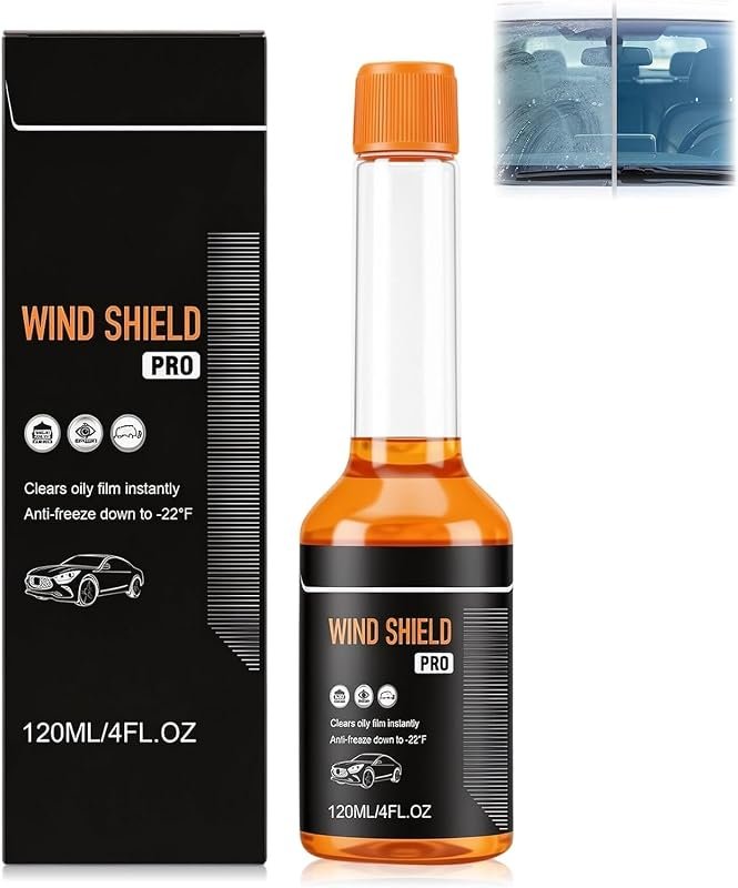 Wind Shield Pro Concentrated Washer Fluid for Car Auto Windows, Crysta